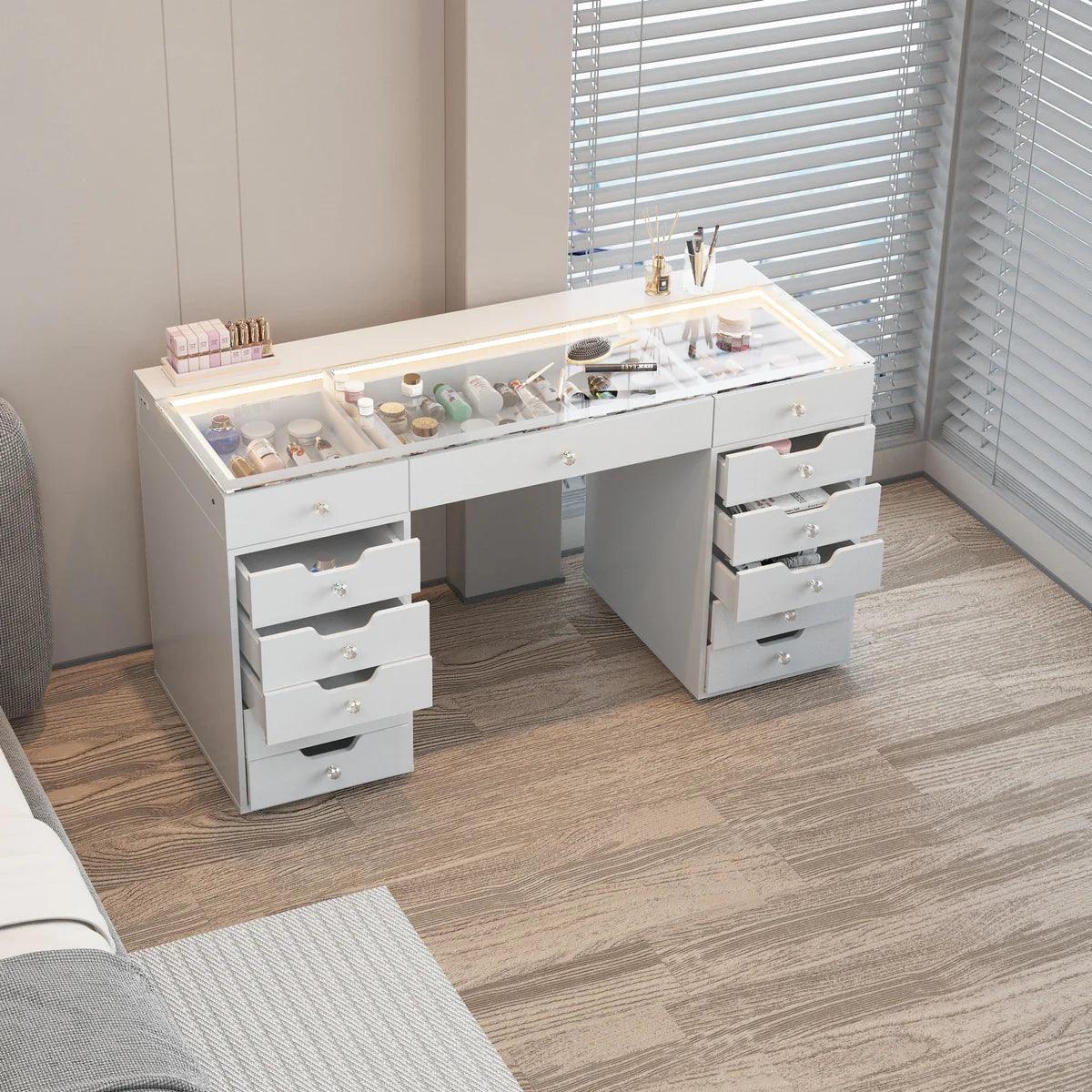Vanity Desk & storage