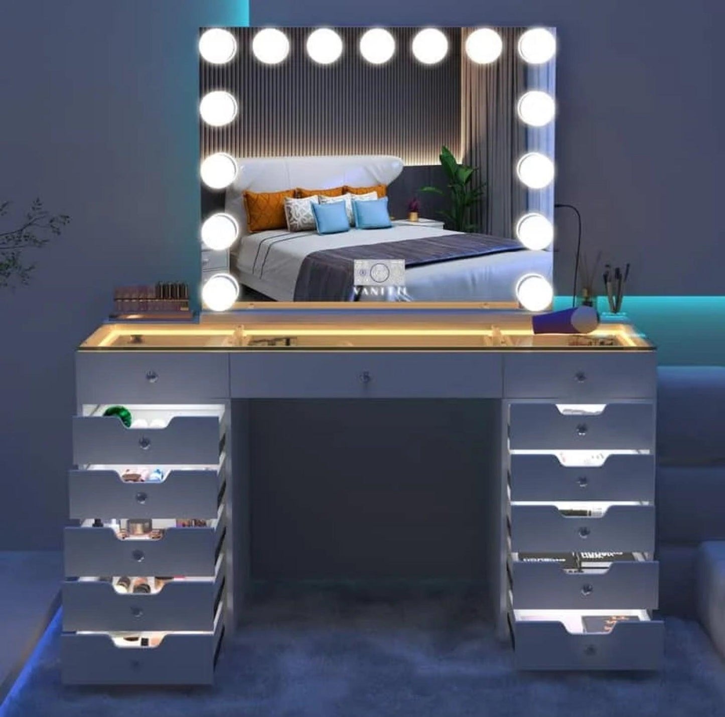 Eva Vanity Led pro Bluetooth Speaker - Decor Luxury