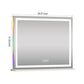 Luxury Hollywood Glow Vanity Mirror with RGB & Bluetooth Speaker