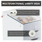 Eva Vanity Desk - 13 Storage Drawers with Mirror Hollywood led 15 bulbs - Decor Luxury