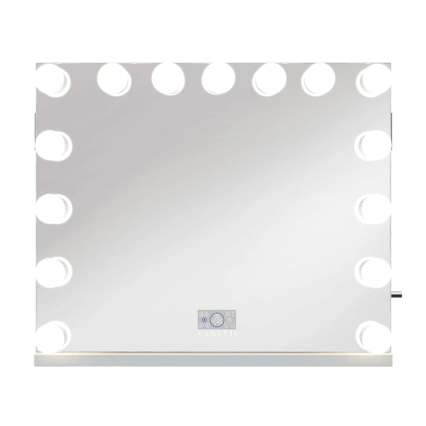 Eva Vanity Desk - 13 Storage Drawers with Mirror Hollywood led 15 bulbs - Decor Luxury
