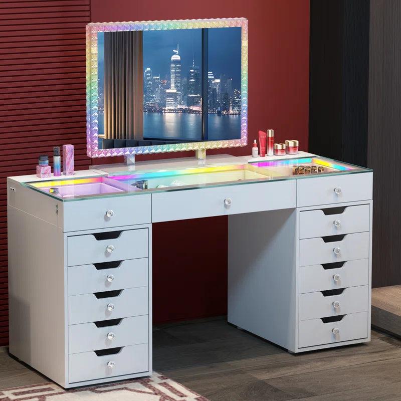 Diamond Vanity Mirror - Decor Luxury