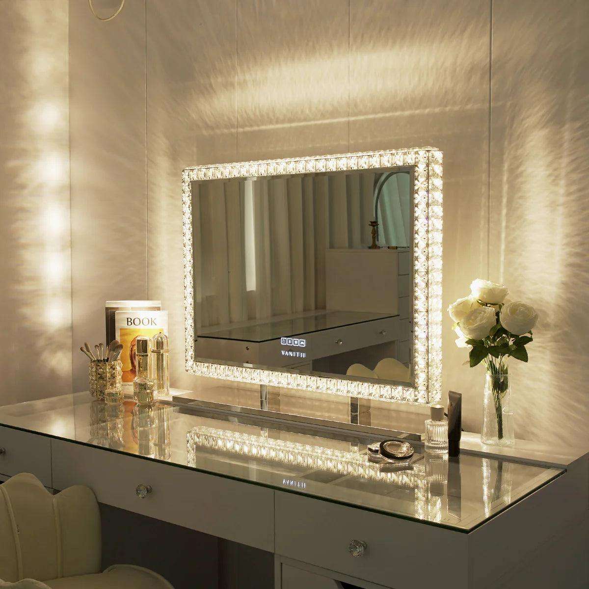 Diamond Vanity Mirror - Decor Luxury
