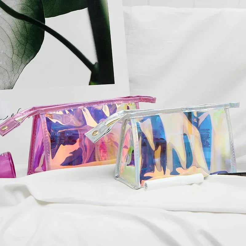 Cosmetic Bag Clear Makeup Waterproof Zipper