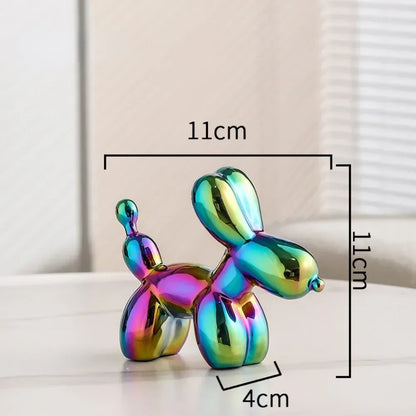 Creative Balloon Ceramic Ornament Sculpture Figurine Statue Decoration Gift