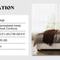 Modern Queen Size Wingback Platform Bed Frame with Built-in Fireplace
