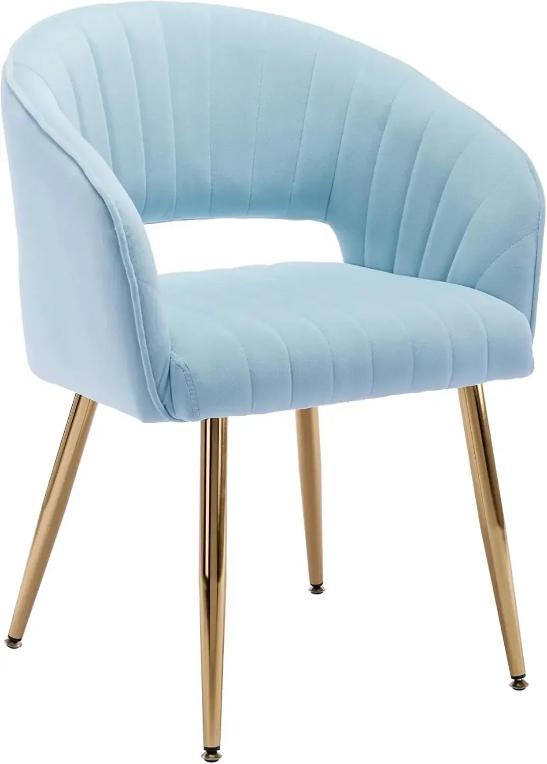 Velvet Chair Accent Armchair Upholstered Modern Tufted Chairs with Gold