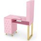 Nail desk station, Equipped with Dust Collector.