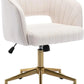 Velvet Chair Accent Armchair Upholstered Modern Tufted Chairs with Gold