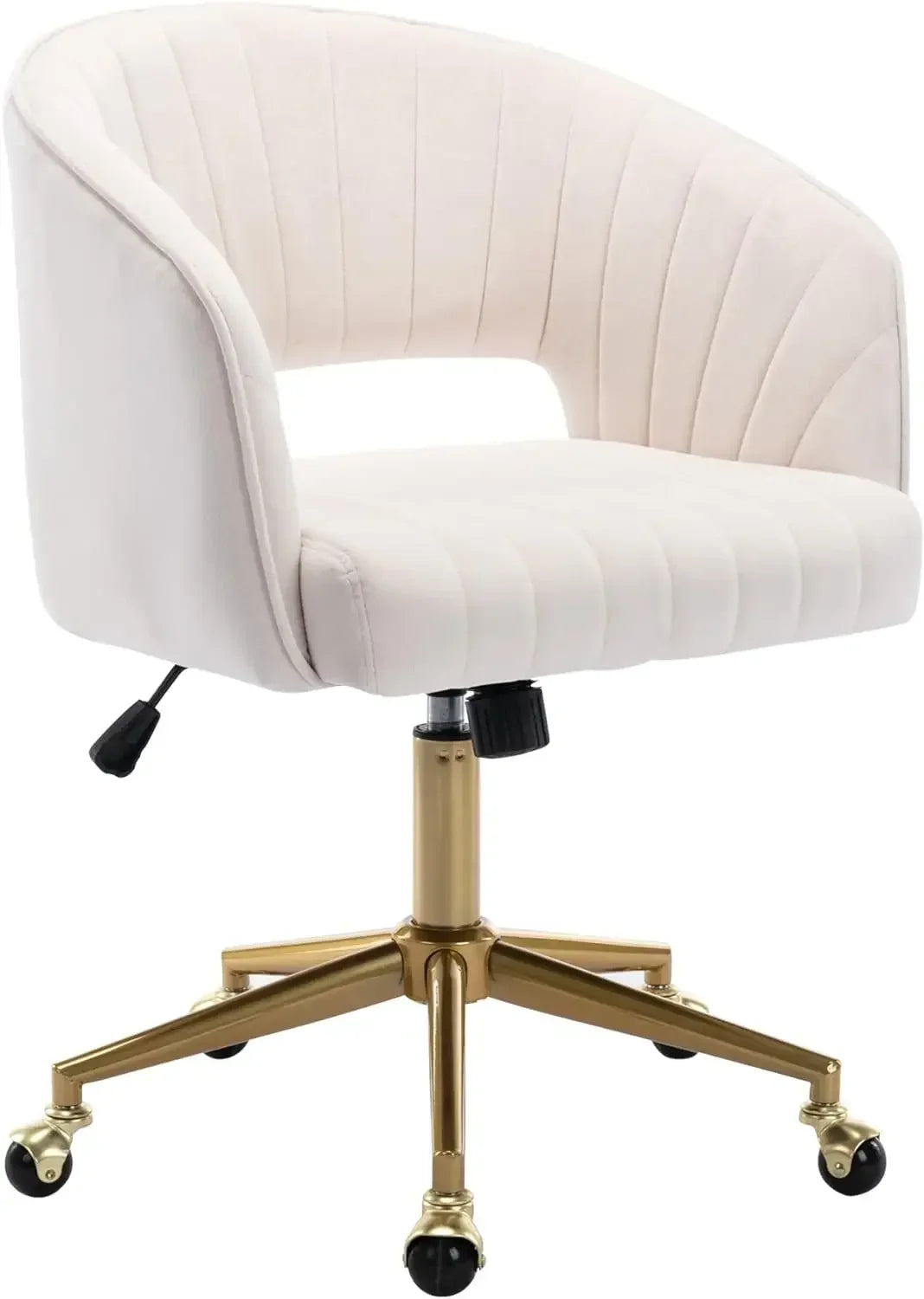 Velvet Chair Accent Armchair Upholstered Modern Tufted Chairs with Gold