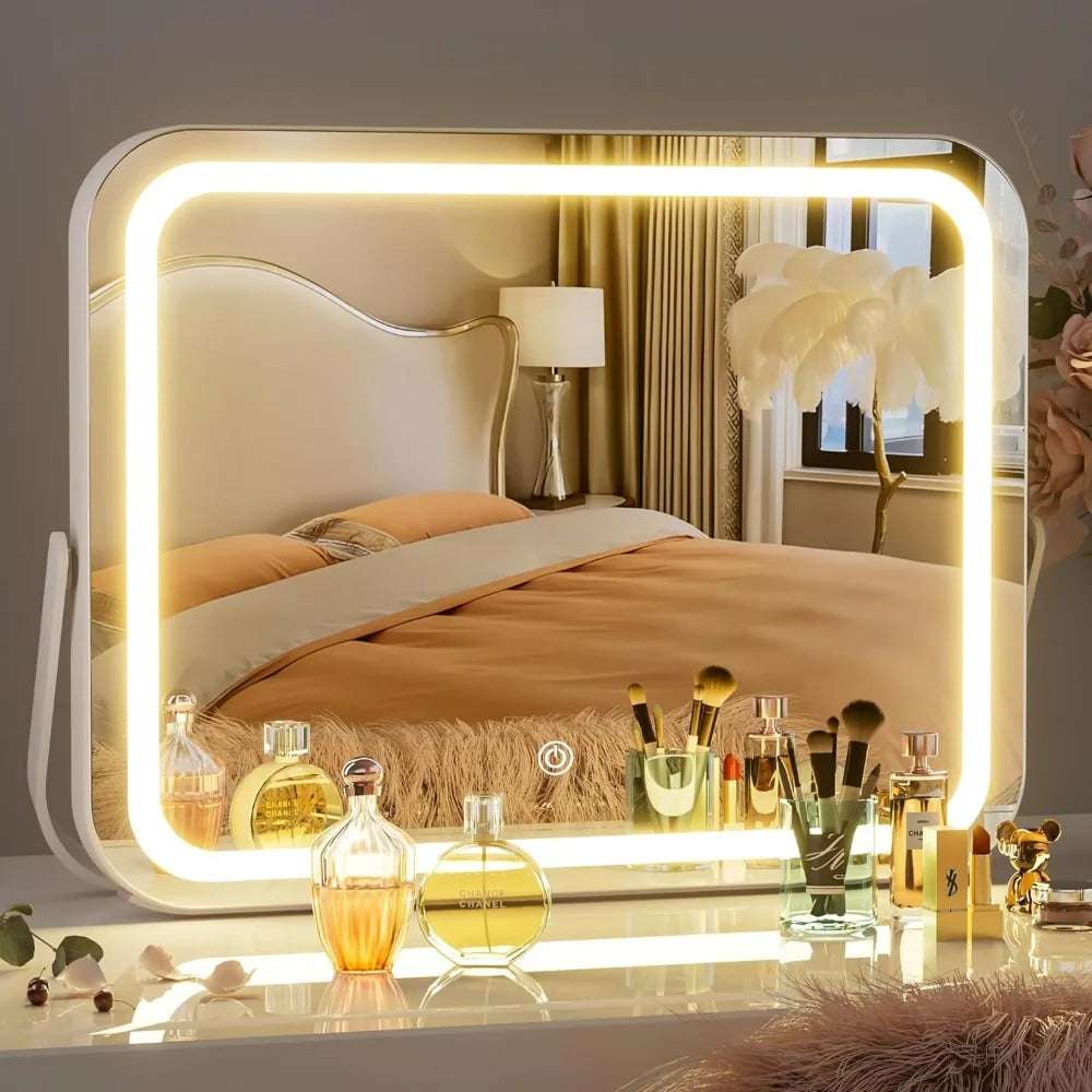 Vanity Mirror LED , 3 Modes Light, Smart Touch, 360°Rotation