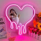 LED Heart Neon Sign Light for room