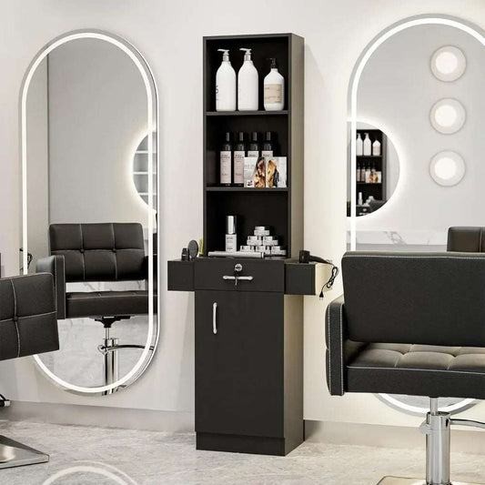 Salon Storage Station,Hair Salon Station,Salon Trolley for Hair Styling