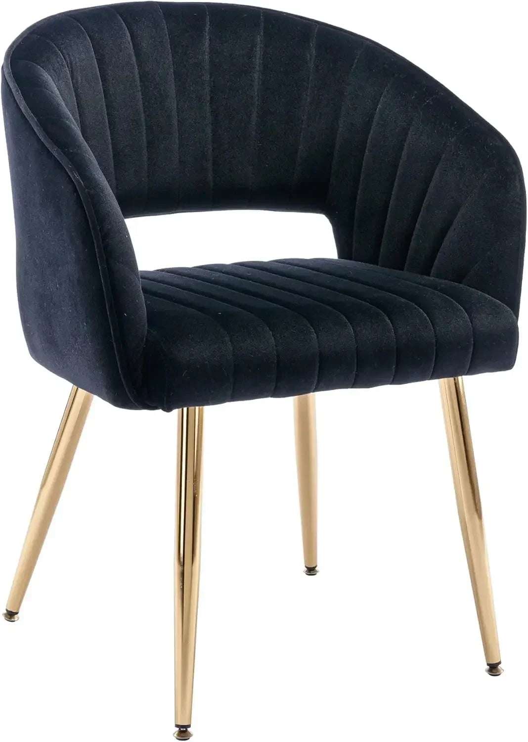 Velvet Chair Accent Armchair Upholstered Modern Tufted Chairs with Gold
