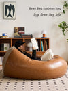 Little Four Reclining Ins Leather Creative Bean Bag Sofa
