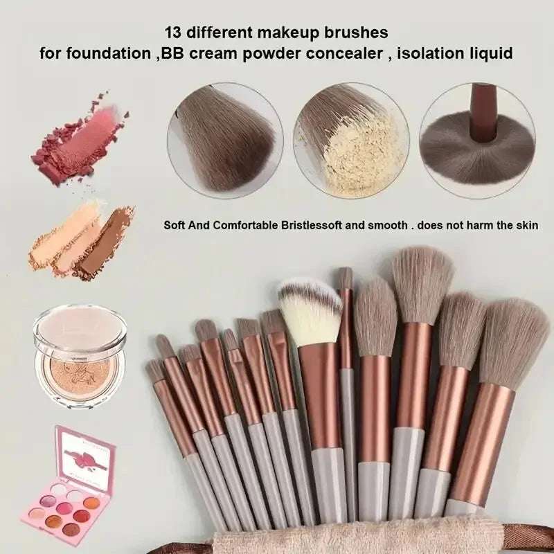 13 PCS Makeup Brushes Set