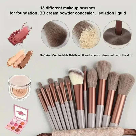 13 PCS Makeup Brushes Set