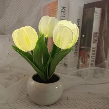Tulip Table Lamp LED Lamp Simulation Flower