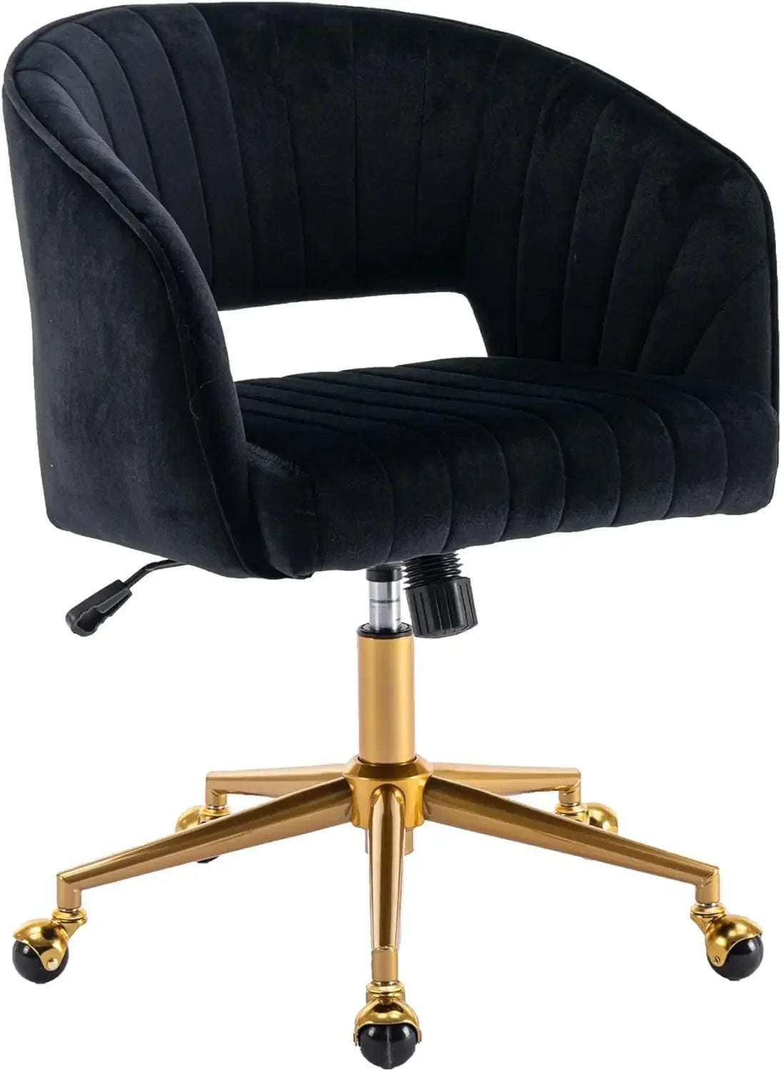 Velvet Chair Accent Armchair Upholstered Modern Tufted Chairs with Gold