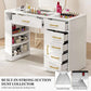 Table Nail Station , Glass Top Nail.