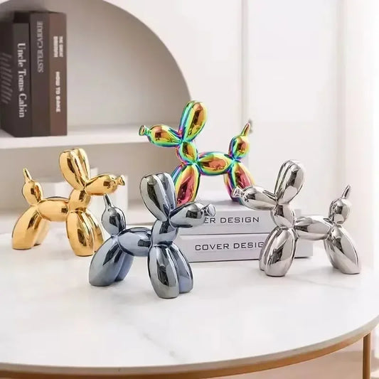 Creative Balloon Ceramic Ornament Sculpture Figurine Statue Decoration Gift