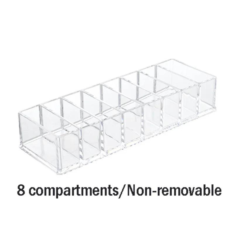 Clear Acrylic Makeup Jewelry and Cosmetic Storage Box for Vanity