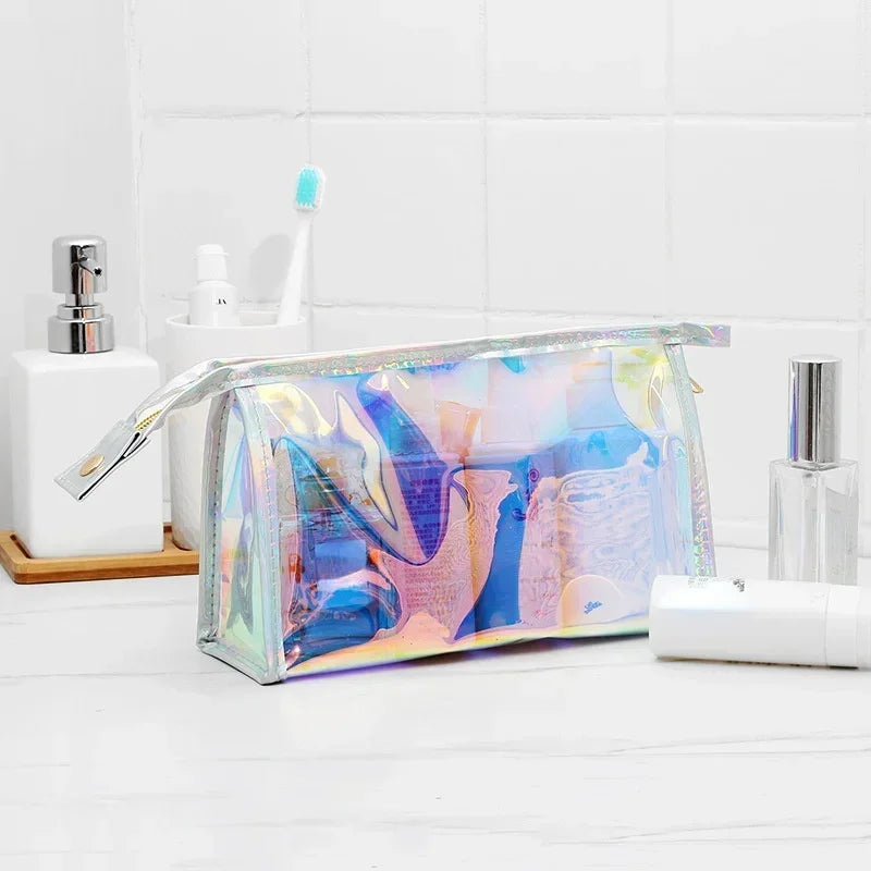 Cosmetic Bag Clear Makeup Waterproof Zipper