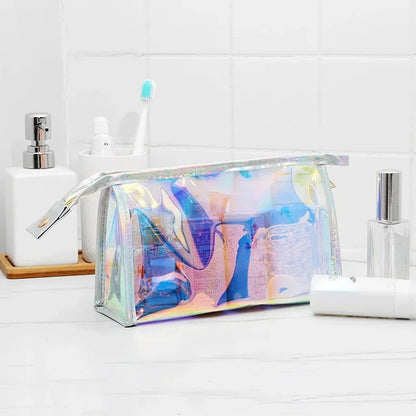 Cosmetic Bag Clear Makeup Waterproof Zipper