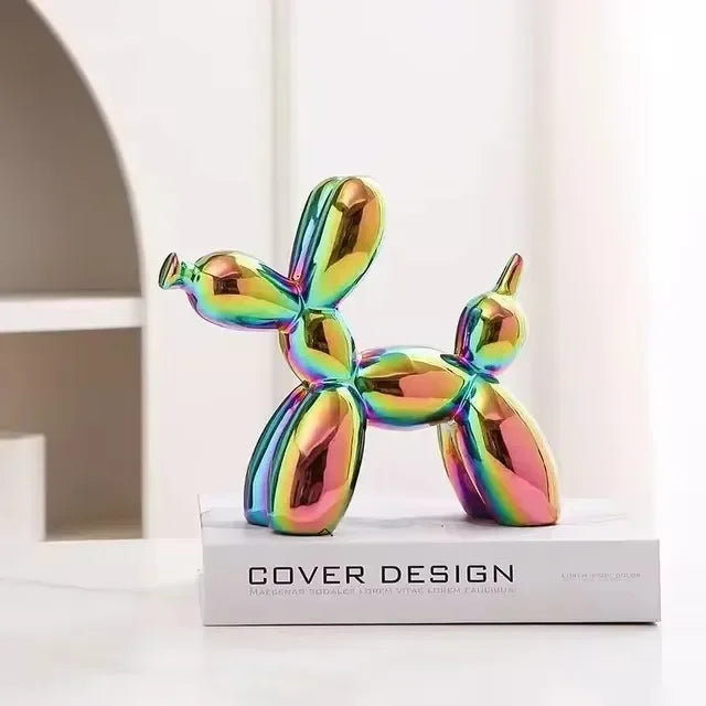 Creative Balloon Ceramic Ornament Sculpture Figurine Statue Decoration Gift