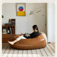 Little Four Reclining Ins Leather Creative Bean Bag Sofa