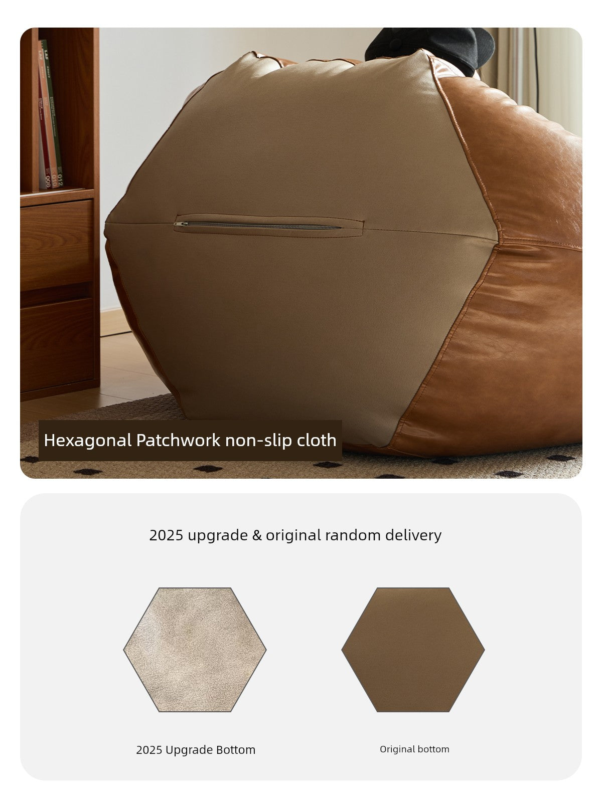 Little Four Reclining Ins Leather Creative Bean Bag Sofa