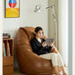 Little Four Reclining Ins Leather Creative Bean Bag Sofa