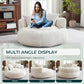 Large Oversized Bean Bag Sofa for Adults with Pillows & Foam Filling