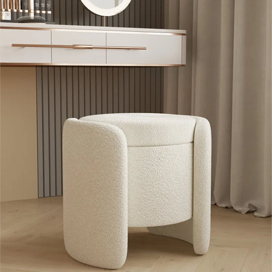 Chair Makeup Simple Storage Round