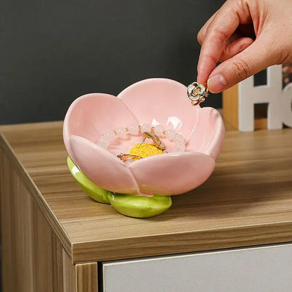 Tulip Flowers Home Entrance Decoration Storage Ceramics