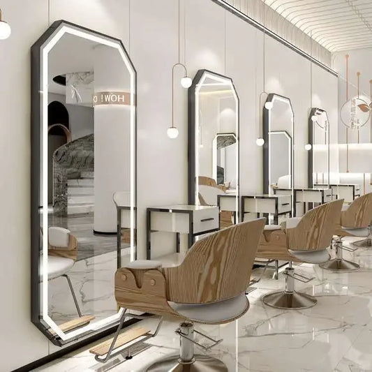 Mirror Station Styling Salon ,mirror  With Led Light
