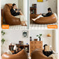 Little Four Reclining Ins Leather Creative Bean Bag Sofa