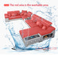 MANBAS Modern Sectional Sofa with Chaise Lounge, Bluetooth Speakers & USB Ports