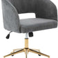 Velvet Chair Accent Armchair Upholstered Modern Tufted Chairs with Gold