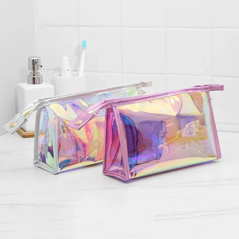 Cosmetic Bag Clear Makeup Waterproof Zipper