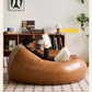 Little Four Reclining Ins Leather Creative Bean Bag Sofa