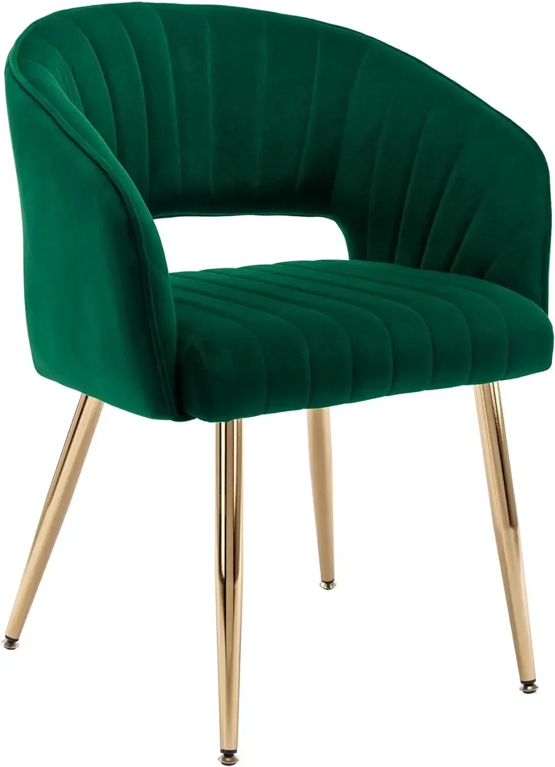 Velvet Chair Accent Armchair Upholstered Modern Tufted Chairs with Gold