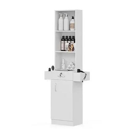 Salon Storage Station,Hair Salon Station,Salon Trolley for Hair Styling