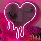 LED Heart Neon Sign Light for room