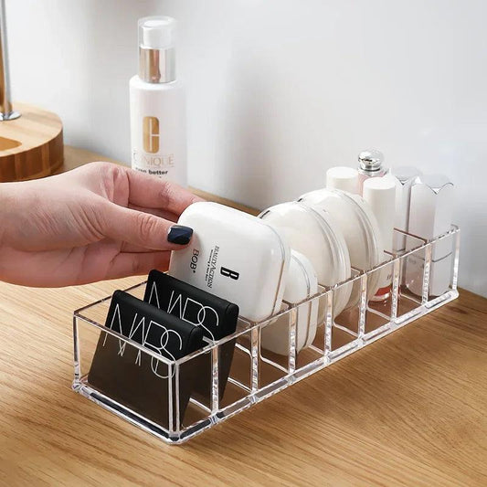 Clear Acrylic Makeup Jewelry and Cosmetic Storage Box for Vanity