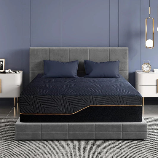 Cooling Gel Memory Foam Mattress for Back Pain, Made in USA & CertiPUR-US Certified