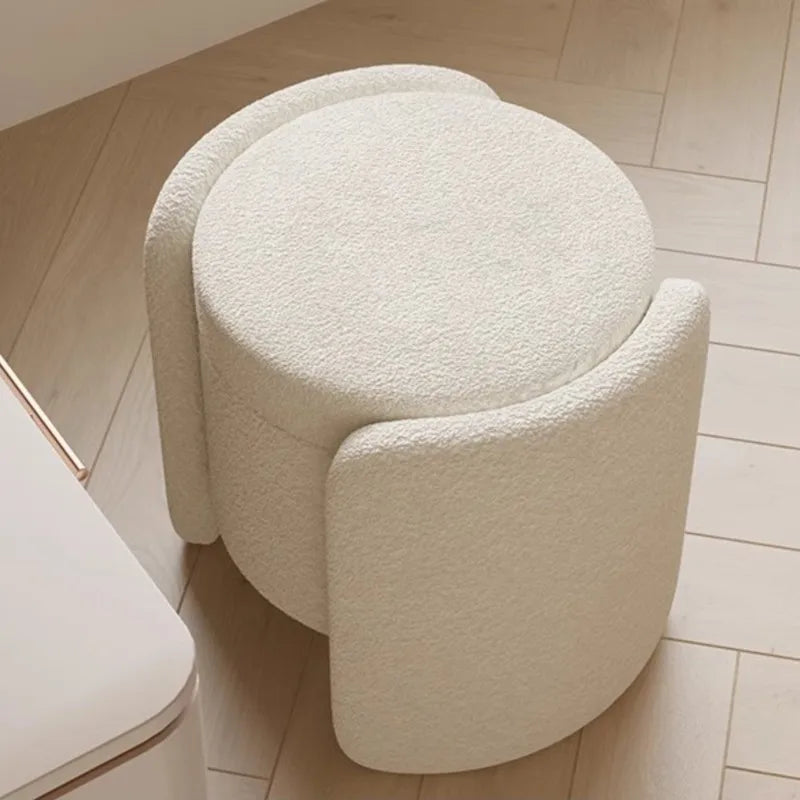 Chair Makeup Simple Storage Round