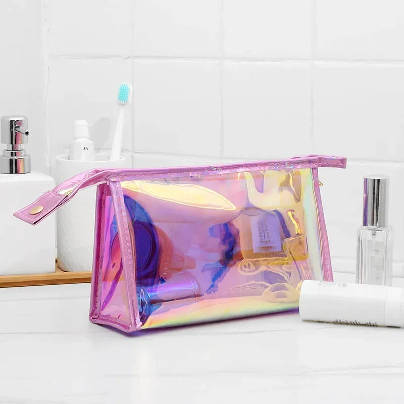 Cosmetic Bag Clear Makeup Waterproof Zipper