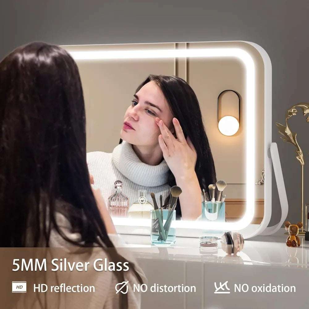 Vanity Mirror LED , 3 Modes Light, Smart Touch, 360°Rotation