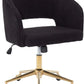 Velvet Chair Accent Armchair Upholstered Modern Tufted Chairs with Gold